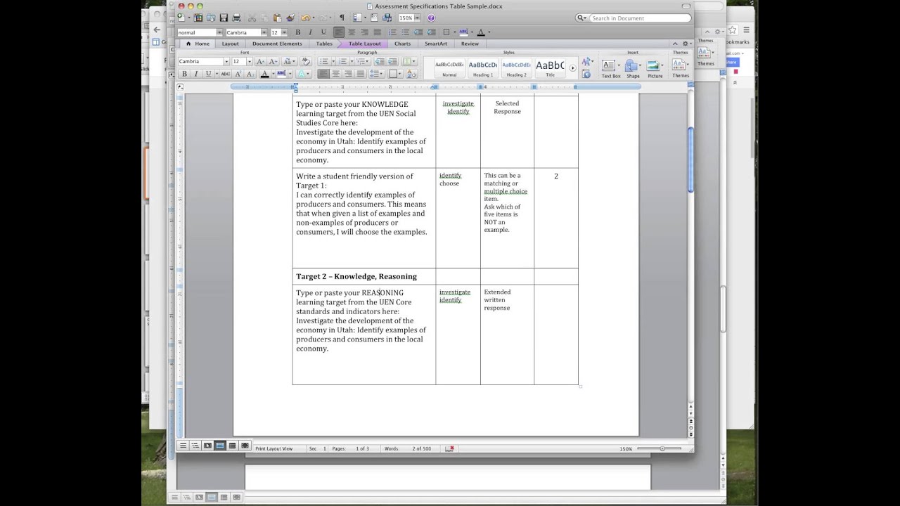 Unit 3 Assessment Sample Part 1