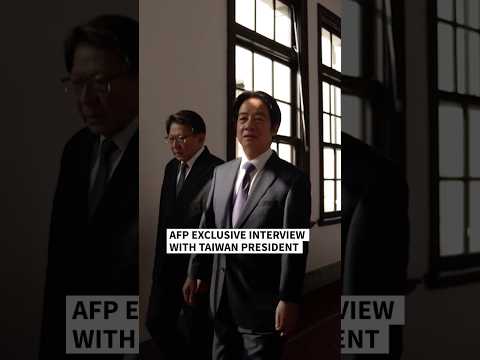 Video Thumbnail: 'Taiwan will never be any country's bargaining chip' President Lai Ching-te tells AFP