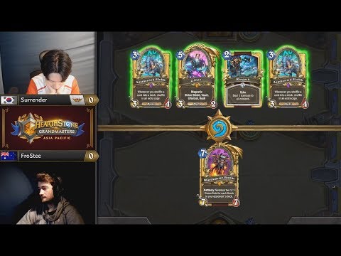Surrender vs FroStee | Hearthstone Grandmasters Asia-Pacific Week 1 Day 3 | GAME 1