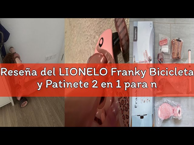 Vídeo relacionado con LIONELO Franky Bicicleta y Patinete 2 en 1 para niños de hasta 50 kg, Apto para niños de 1 a 7 años, con Asiento y Manillar Ajustables, Ruedas LED, Marco Reforzado (Rose)