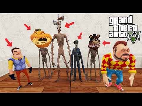 HELLO NEİGHBOR SİREN HEAD KARDEŞLERİ YAKALADI (İNTİKAM ALDI)