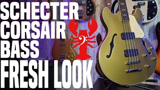 Video thumbnail for The NEW Schecter Corsair Hollow Body Bass - Schecter means BUSINESS! - LowEndLobster Fresh Look by LowEndLobster