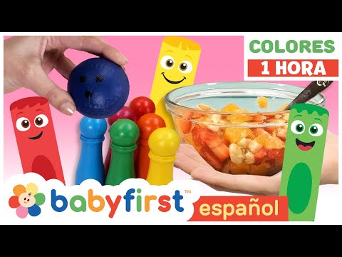 Colores en español para niños | Magia de La Pandilla de Colores | Jogo De Boliche + | Baby First TV
