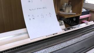 １目ゴム編みの編み方