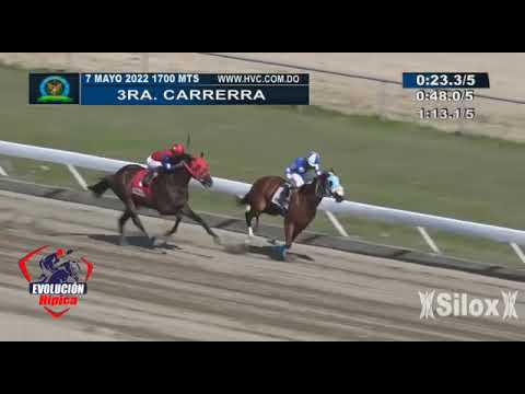 RESUMEN SÁBADO 07 DE MAYO HIPÓDROMO V CENTENARIO EVOLUCIÓN HÍPICA RD.