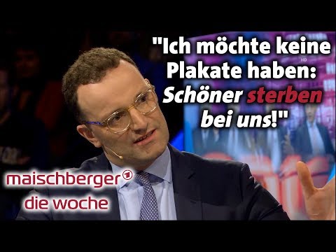 Jens Spahn bei maischberger. die woche 26.02.2020