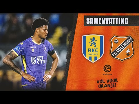 😓 Tik in strijd rond handhaving | Samenvatting RKC Waalwijk - FC Volendam: 4 - 1 (2022-2023)