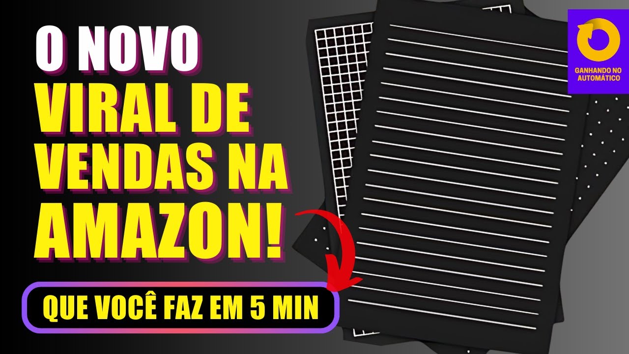 Comece a ganhar em na Amazon com produto que leva 5 minutos pra criar e viraliza nas vendas