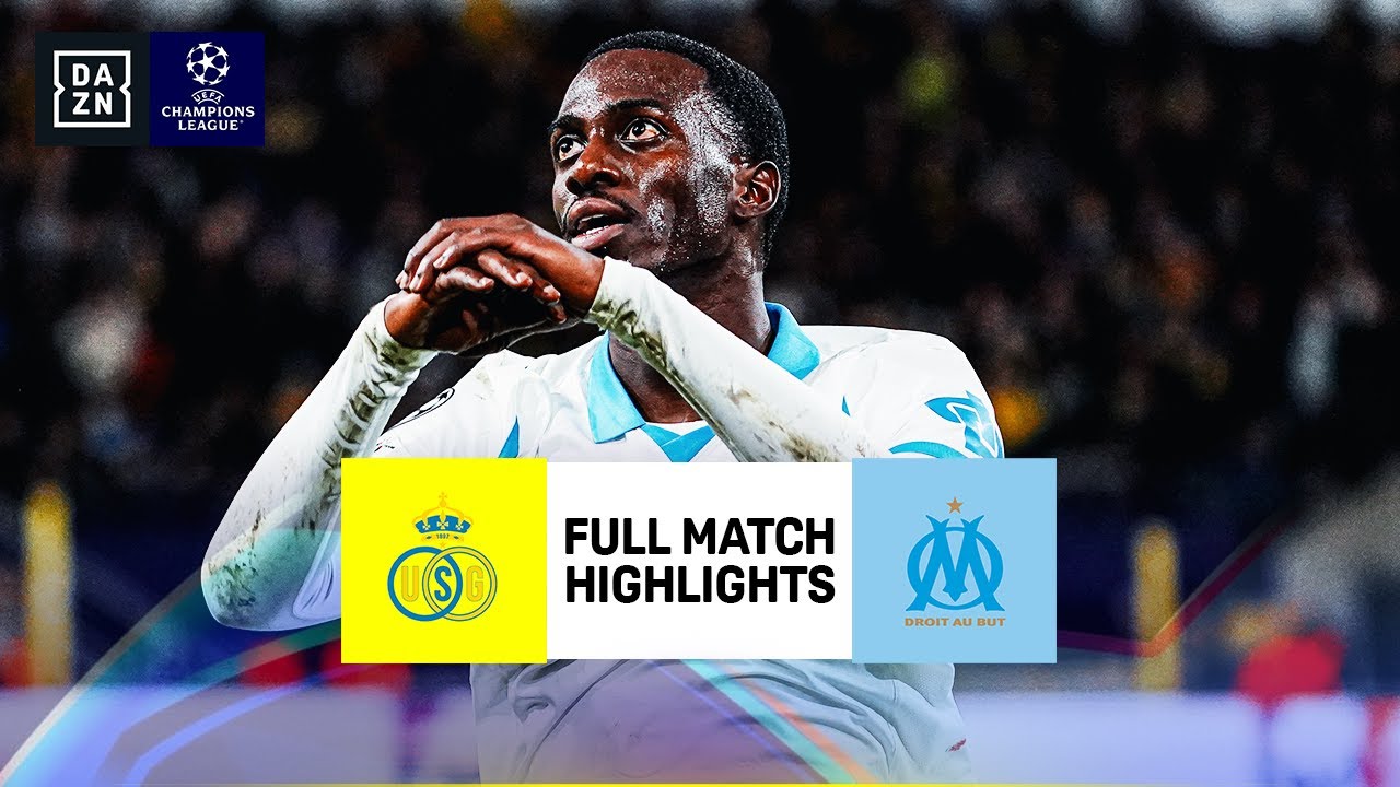 Union Saint-Gilloise vs Marseille | UEFA Champions League Highlights | Matchday 6 | 2025-2026