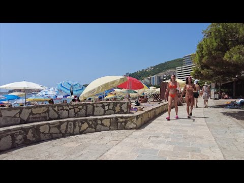 🌞Budva, Montenegro, 🌡T+36C°,  July - Walking Tour - Travel Guide  #42/1