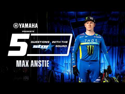 5 Questions with Max Anstie | #Yamaha Star Racing