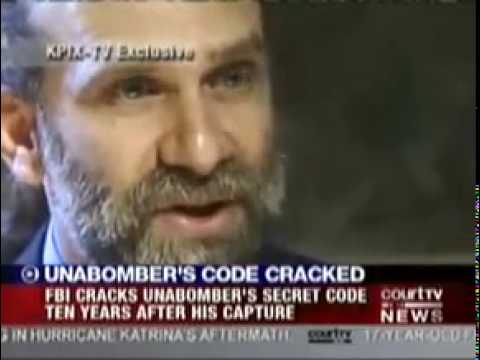 , title : 'UnaBomber Secret Code Cracked after 10 years.'