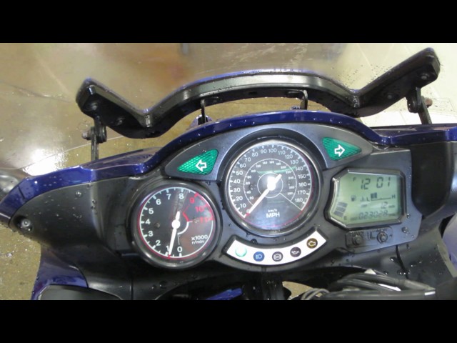 Left Clip-On Clip Side Handle Bar 2005 Yamaha FJR1300A ABS 1672A 6