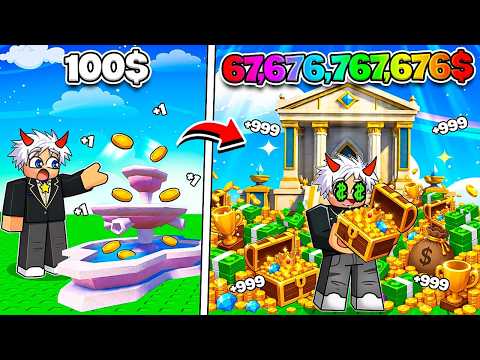 BI HUỲNH QUĂNG ĐỒNG XU ĐỂ TRỞ THÀNH TỶ PHÚ TRONG ROBLOX 😂