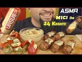 ASMR Mici Cu AUR De 24 Karate Fara Vorbe MUKBANG