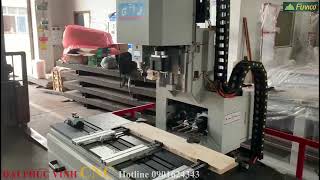 MÁY KHOAN PHAY CNC 2 CẠNH 4 ĐẦU HOLZTEK CNC-2300A2H. Khoan, chạy rãnh hàng lắp ráp tuyệt vời