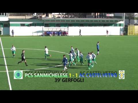 PCS SANMICHELESE - AC CASTELVETRO 3 - 3 dom 18.12.16  (2001)