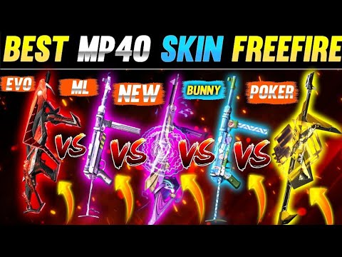 TOP 5 BEST MP40 SKIN IN FREE FIRE || 5 BEST MP40 SKIN IN FREE FIRE | BEST MP40 GUN SKIN IN FREE FIRE