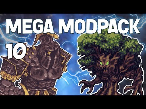 Terraria # 10 CACTUS CLUMP! Mega Modpack Let's Play