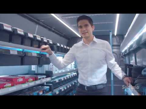 Arbeitsplatzorganisation mit Fahrzeugeinrichtung SR5 und 5S von Sortimo