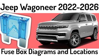 (2022-2026) Jeep Wagoneer Fuse Box Diagrams and Fuse Panel Locations✅