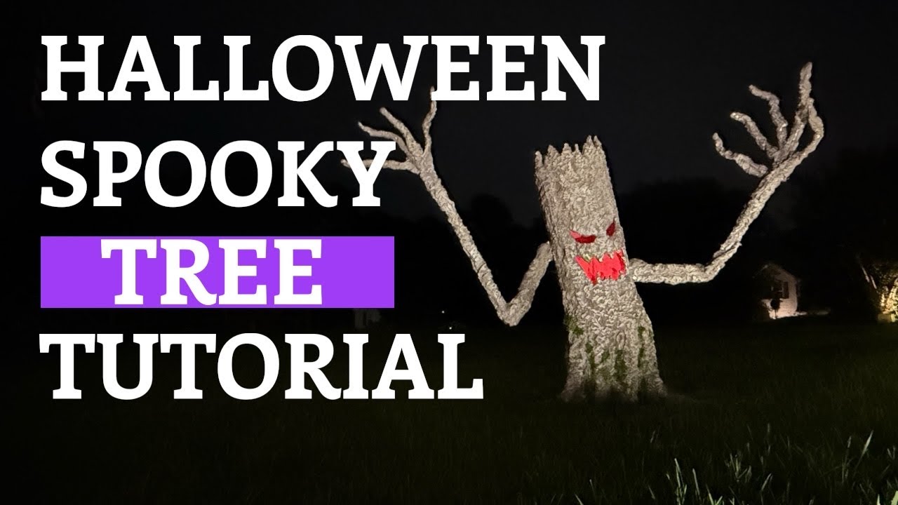 Haunted Halloween Tree TUTORIAL 