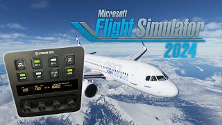 Microsoft Flight Simulator 2020/2024 A320 controls with Stream Deck