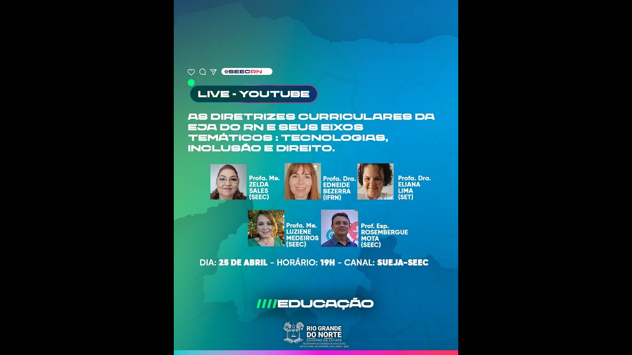 As diretrizes curriculares da EJA do RN e seus eixos temáticos