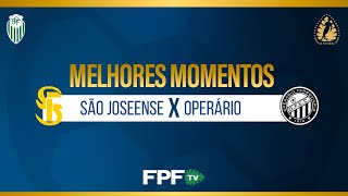 MELHORES MOMENTOS | SÃO JOSEENSE 1X0 OPERÁRIO | PARANAENSE 2026 | RODADA 4