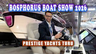 Bosphorus Boat Show 2026 | Milyonluk Yatlar Yakından! Prestige Yachts Stand Turu