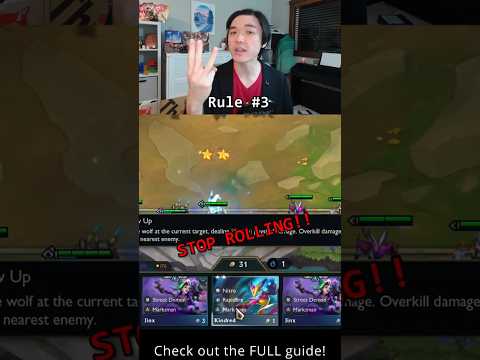 The 3 golden rules for better early Econ! |TFT Fundamentals guide #tft #teamfighttactics #tips