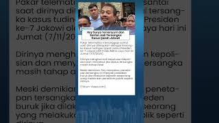 Roy Suryo Tersenyum Ditetapkan Jadi Tersangka Kasus Ijazah Jokowi: Saya Hormati Dulu Penetapan Itu