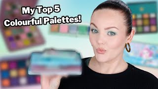 My Top 5 Colourful Eyeshadow Palettes