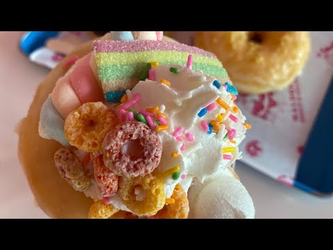 🍩(말똥도넛 디저트타운 - 파주점) 파주핫플 파주드라이브 Paju Super Donut Cafe is famous in Korea