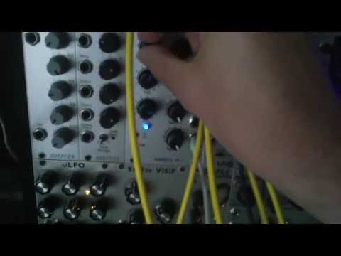 modular bassline uLFO/ SnowFall VCF/ Digital VCA / echophon / René / Pressure points / Tame Machine