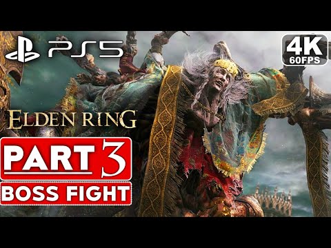 ELDEN RING Gameplay Walkthrough Part 3 BOSS FIGHT FULL GAME [4K 60FPS PS5] - No Commentary