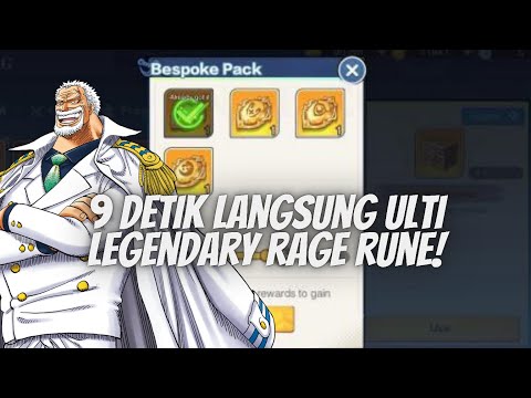LEGENDARY RAGE RUNE GARP 9 DETIK LANGSUNG ULTI - NEW WORLD VIRGOUR VOYAGE