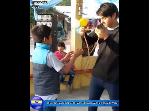 Virgen del Valle Peregrina: Bendición con la Cadena Milagrosa en El Cevilar 2023