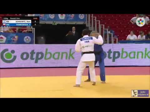 Judo 2014 Grand Prix Budapest: Schwartz (ISR) - Pienkowska (POL) [-52kg]