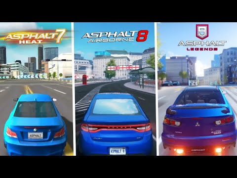 Asphalt 7 Vs Asphalt 8 Vs Asphalt 9 | Asphalt Games Android 2021!!