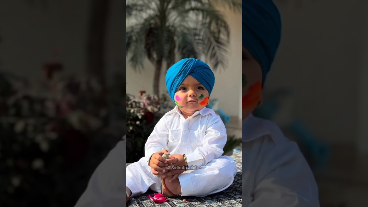 happy Holi ❤️✨#sidhumoosewala​ #chotasidhu​ #shorts​ #holi​ #jattlife