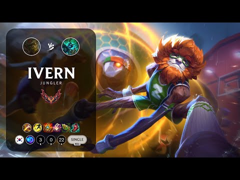 Ivern Jungle vs Hecarim - KR Grandmaster Patch 12.21