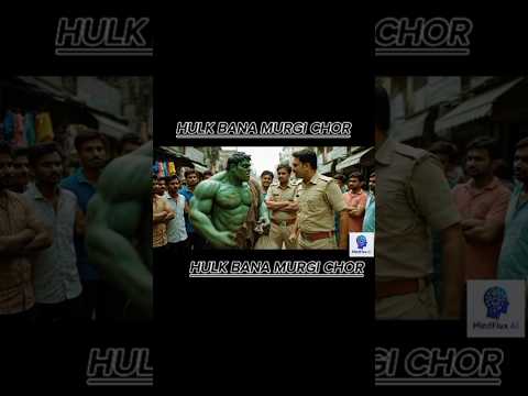 Hulk Bana Murgi Chor 🐔 | Funny Hulk Comedy Video | MindFlux AI#Hulk #FunnyHulk