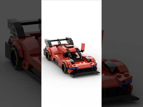Lego Ferrari 499p animated build Moc by 6th gear on Rebrickable #lego #ferrari #car