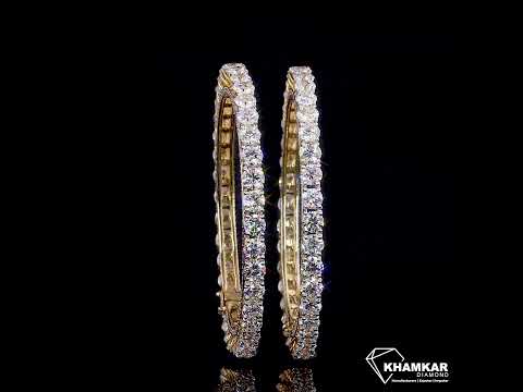 47 tcw round cut cvd lab diamond bangles diamond jewellery b...