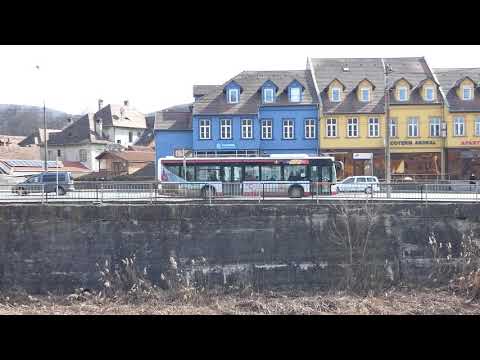 Sighișoara: str. Consiliul Europei. Bus nr. MS 30 ATT, route 6