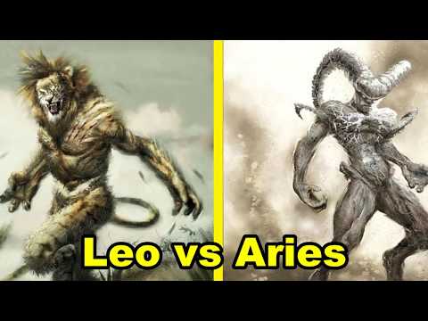 LEO vs ARIES, ¿quién es el más fuerte? signo poderoso zodiaco