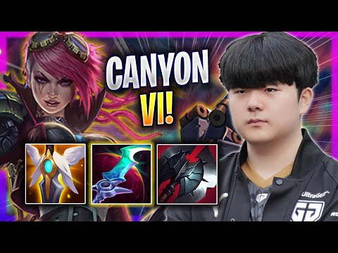 CANYON IS A MONSTER WITH VI! - GEN Canyon Plays Vi JUNGLE vs Lee Sin! | Season 2023