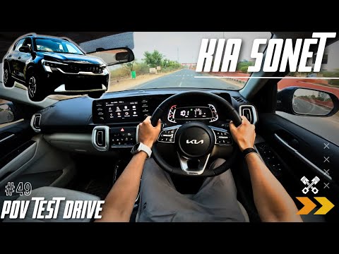 2024 KIA SONET HTX | 1.5L 114BHP | KIA SONET 2024 POV | POV Drive#49 | REV GEARSHIFT #kiasonet #kia