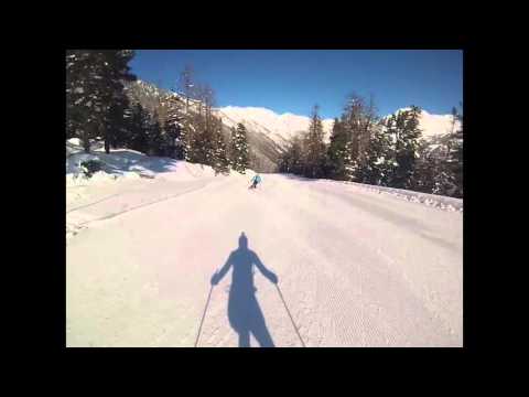 Discesa sci pista Weissmatten - Gressoney Saint Jean